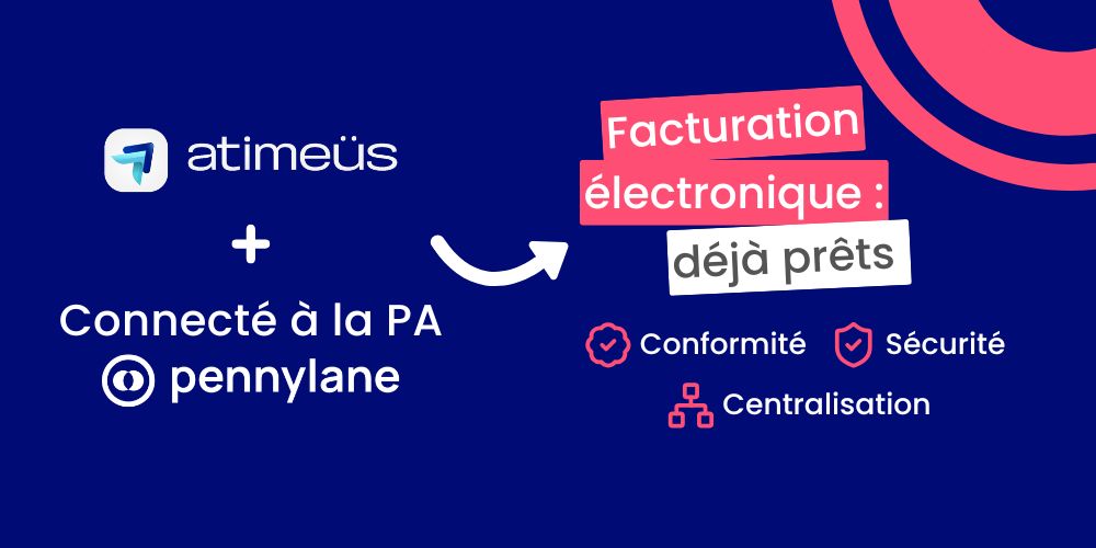 Atimeüs connecté à la PA Pennylane